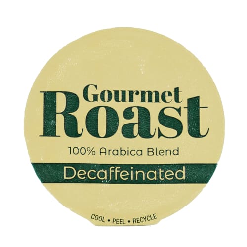 Gourmet Roast Single-Serve Capsule Coffee, Decaf